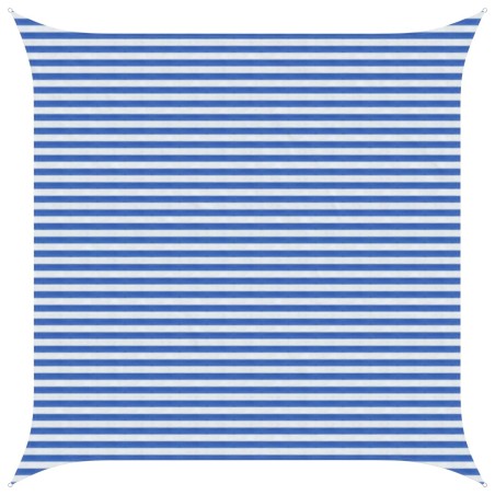 Voile d'ombre Bleu et Blanc 4,5 x 4,5 m HDPE 639266639266