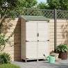 Abri de jardin Blanc 106,5 x 56 x 176 cm Bois de Sapin Massif 639272639272