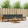 Ensemble de canapés d'extérieur 5 pcs Naturel et Anthracite 639289639289