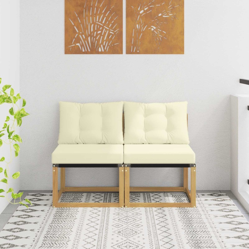 2 Pièce Sofa de milieu extérieur 639301639301