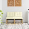 2 Pièce Sofa de milieu extérieur 639301639301
