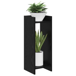 Support de Plante Chêne Noir 30 x 30 x 80 cm Bois d’ingénierie 639303639303
