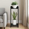 Support de Plante Chêne Noir 30 x 30 x 80 cm Bois d’ingénierie 639303639303