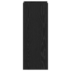 Support de Plante Chêne Noir 30 x 30 x 80 cm Bois d’ingénierie 639303639303