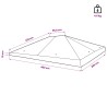 Housse de Gazebo 300 x 400 cm Bleu 639312639312