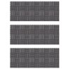 Carreau de terrasse 30 pcs Gris 30 x 30 cm Bois d'acacia 639315639315