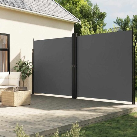Auvent latéral rétractable anthracite 220x600 cm 639317639317