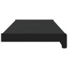 Appui de fenêtre Noir avec grain de bois 60 x 20 x 4,5 cm PVC 639323639323