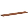 Appui de fenêtre Bois marron 120 x 25 x 4,5 cm PVC 639328639328