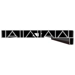 Appui de fenêtre Bois marron 120 x 25 x 4,5 cm PVC 639328639328