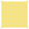 Voile d'ombre Jaune et blanc 7 x 7 m 100 % polyester Oxford 639329639329
