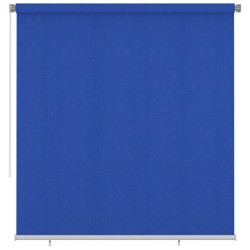 Store roulant d'extérieur 225 (l) x 230 (H) cm bleu HDPE 639334639334