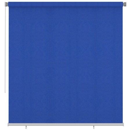Store roulant d'extérieur 225 (l) x 230 (H) cm bleu HDPE 639334639334