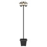 Lampadaire 3 brins avec jardinière Noir 32 x 32 x 188 cm 639341639341