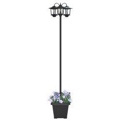 Lampadaire 3 brins avec jardinière Noir 32 x 32 x 188 cm 639341639341