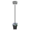 Lampadaire 3 brins avec jardinière Noir 32 x 32 x 188 cm 639341639341