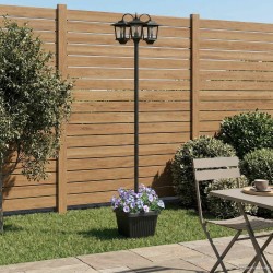 Lampadaire 3 brins avec jardinière Noir 32 x 32 x 188 cm 639341639341