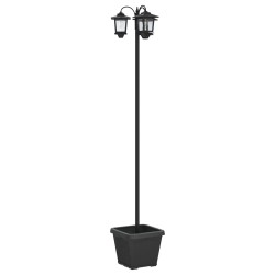 Lampadaire 3 brins avec jardinière Noir 32 x 32 x 188 cm 639341639341