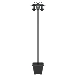 Lampadaire 3 brins avec jardinière Noir 32 x 32 x 188 cm 639341639341