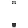 Lampadaire 3 brins avec jardinière Noir 32 x 32 x 188 cm 639341639341