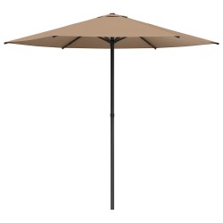 Parasol de jardin 230 x 230 cm Polyester Rectangulaire Taupe 639345639345