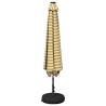 Parasol de jardin avec lumières LED et base 200 x 300 cm 639349639349