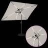 Parasol de jardin avec lumières LED et base 200 x 300 cm 639349639349