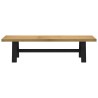 Banc de salle à manger NOAIN 160 x 41 x 45 cm Pin massif 639360639360