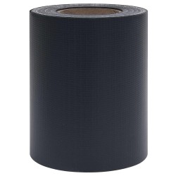 Tans de jardin pour l'intimité 2 pcs Gris foncé 35 x 0,19 m PVC 639364639364