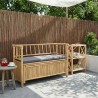 Banc de Rangement de Jardin 110 x 47 x 80 cm Bambou Naturel 639370639370