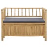 Banc de Rangement de Jardin 110 x 47 x 80 cm Bambou Naturel 639370639370