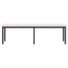 banc Blanc 160 x 35 x 45 cm Bois de pin massif 639374639374