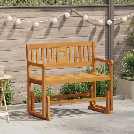 Banc à bascule de jardin Naturel 110 x 59 x 97 cm 639376639376