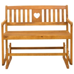 Banc à bascule de jardin Naturel 110 x 59 x 97 cm 639376639376