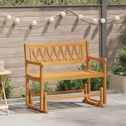 Banc à bascule de jardin Naturel 110 x 59 x 97 cm 639379639379