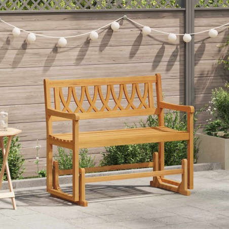Banc à bascule de jardin Naturel 110 x 59 x 97 cm 639379639379