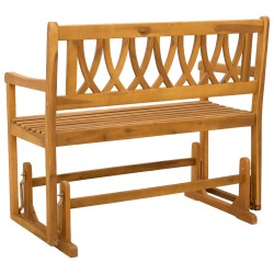 Banc à bascule de jardin Naturel 110 x 59 x 97 cm 639379639379