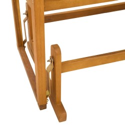 Banc à bascule de jardin Naturel 110 x 59 x 97 cm 639379639379