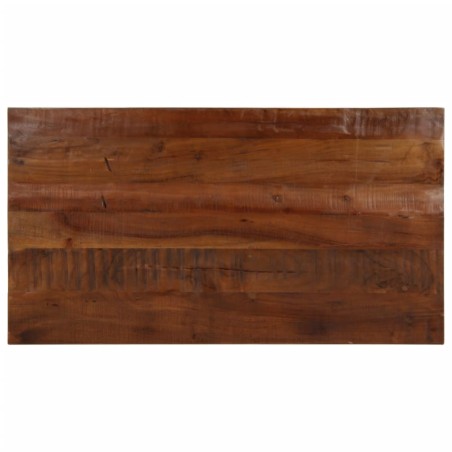 Dessus de table 120x70x2,5cm rectangulaire bois massif récupéré 639383639383