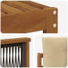 Ensemble de canapés d'extérieur 6 pcs Naturel et Beige 639391639391