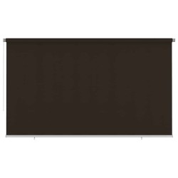 Store roulant d'extérieur 405 (l) x 230 (H) cm marron HDPE 639424639424