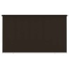 Store roulant d'extérieur 405 (l) x 230 (H) cm marron HDPE 639424639424