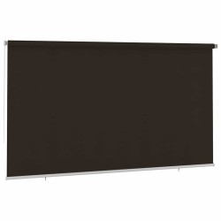 Store roulant d'extérieur 405 (l) x 230 (H) cm marron HDPE 639424639424