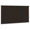 Store roulant d'extérieur 405 (l) x 230 (H) cm marron HDPE 639424639424