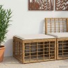 Pouf de Jardin Naturel polyrotin 639430639430