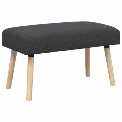 banc Uni Gris foncé 80 x 40 x 46 cm Bouclé 639431639431