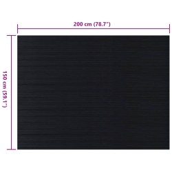 Tapis de sol Noir 1,5 x 2 m Caoutchouc 639440639440