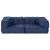 Unité de canapé modulaire 3 pcs Indigo 140 x 70 x 36 cm Tissu 639446639446