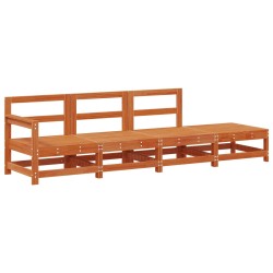 Unité de canapé sectionnel Brun Ciré 252 x 62 x 70,5 cm 639447639447