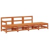 Unité de canapé sectionnel Brun Ciré 252 x 62 x 70,5 cm 639447639447